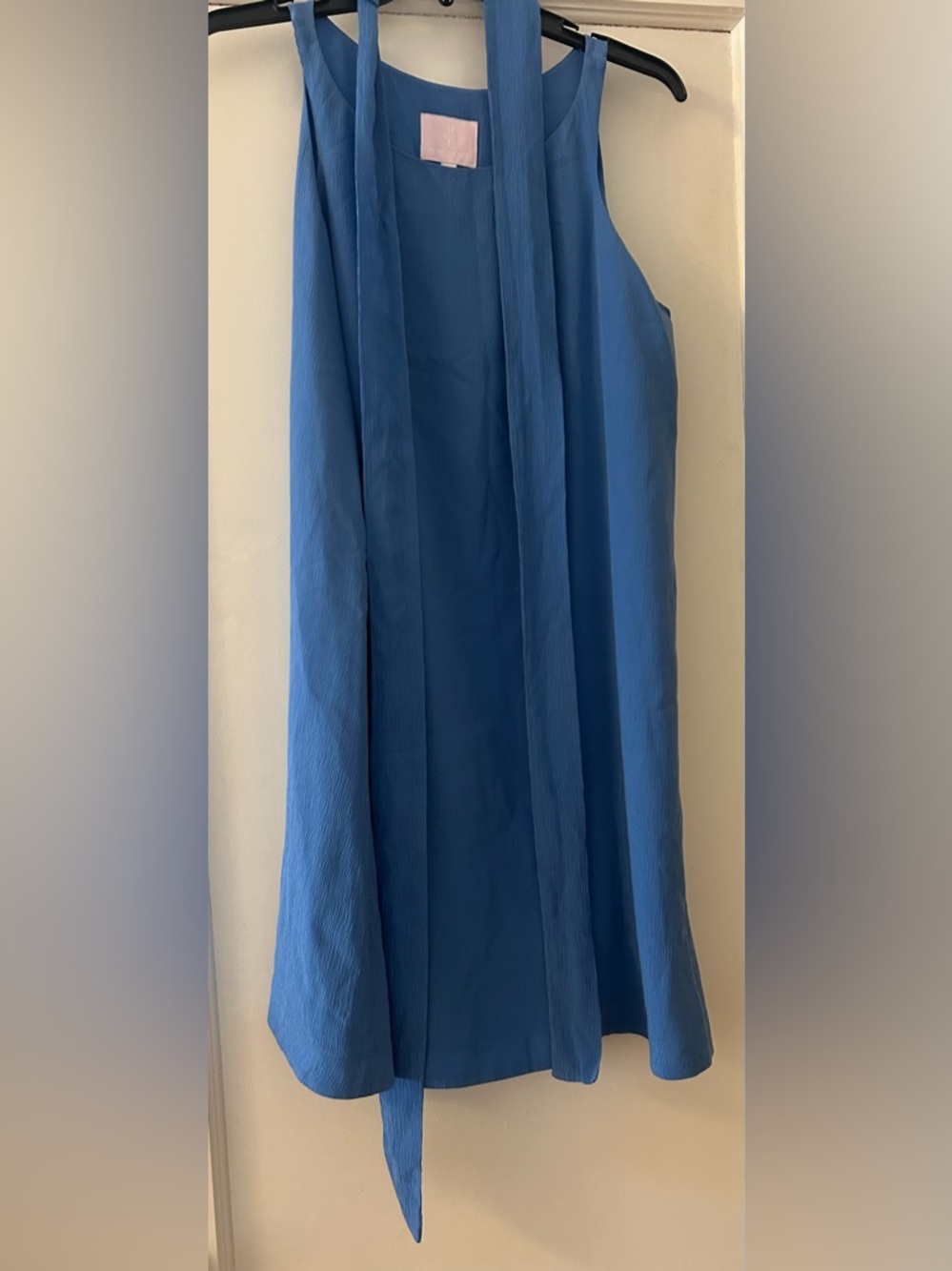 Blue Women's A-Line Midi Dress